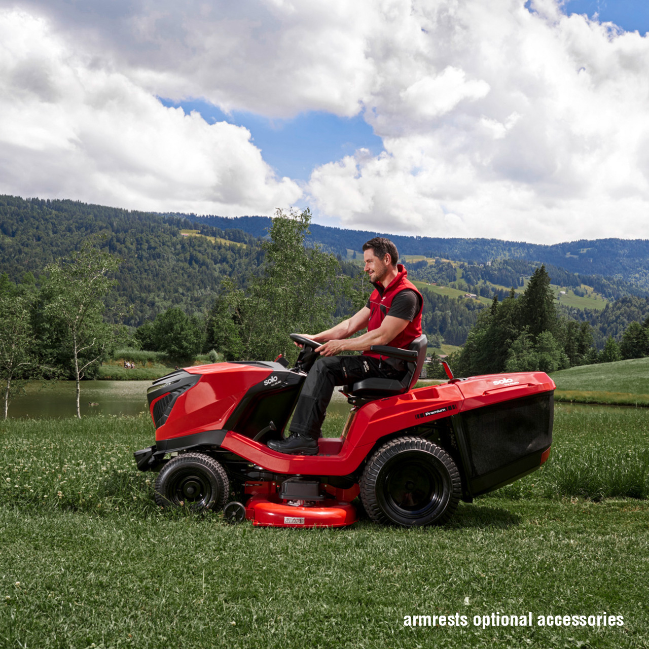 SOLO by ALKO RIDE ON LAWN MOWER – HD V2 SD – (105 CM